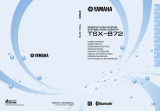 Yamaha TSX-B72 White Manuale utente