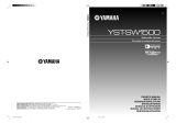 Yamaha YST-SW1500 Manuale del proprietario
