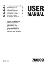 Zanussi ZFG21110 Manuale utente