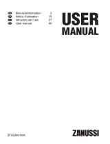 Zanussi ZFU23401WA Manuale utente