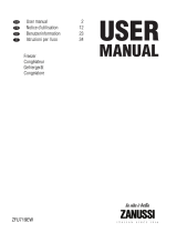Zanussi ZFU719EW Manuale utente