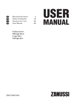 Zanussi ZRG15801WA Manuale utente