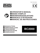 Zenoah BC2000 Manuale utente