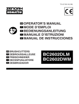 Zenoah BC2602DLM Manuale utente