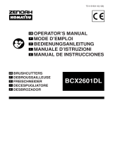 Zenoah BCX2601DL Manuale utente