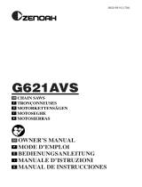 Zenoah G621AVS Manuale del proprietario