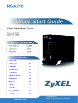 ZyXEL NSA-210 Manuale utente