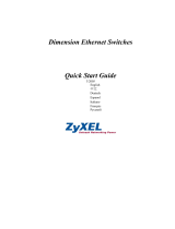 ZyXEL Dimension Ethernet Switches Manuale utente