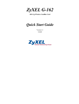 ZyXEL Communications G-162 Manuale utente