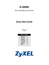 ZyXEL ZyAIR G-3000H Manuale utente