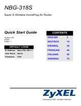 ZyXEL Communications NBG318S Series Manuale del proprietario