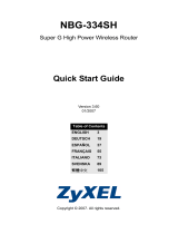 ZyXEL NBG-334SH Manuale utente