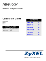 ZyXEL NBG-460N Manuale utente