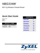 ZyXEL NBG334W Manuale utente