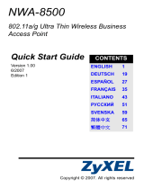 ZyXEL NWA-8500 Manuale utente