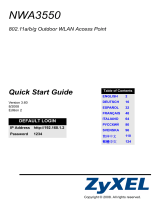 ZyXEL NWA3550 Manuale del proprietario