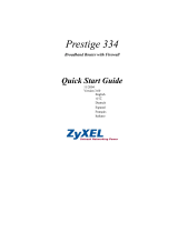 ZyXEL P-334 Manuale utente