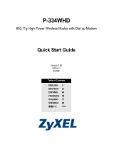 ZyXEL P-334WHD Manuale utente