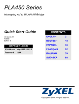 ZyXEL PLA450 Series Manuale utente