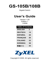ZyXEL Communications GS-108B Manuale utente