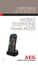 AEG Voxtel M320 Manuale del proprietario