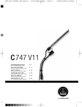 AKG C747 V11 Manuale utente
