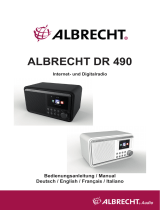 Albrecht DR 490 weiß, Digitalradio Internet/DAB+/UKW Manuale del proprietario