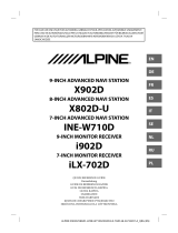 Alpine Electronics X702D A4 A4R A5 Q5 Guida Rapida