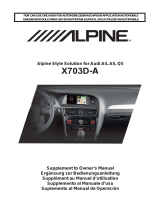 Alpine Electronics X703D A4 A4R A5 Q5 Q5R Manuale utente