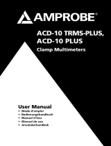 Amprobe ACD-10-TRMS-PLUS & ACD-10-PLUS Clamp Multimeters Manuale utente