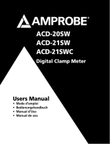 Amprobe ACD-20SW, ACD-21SW & ACD-21SWC Digital Clamp Meters Manuale utente