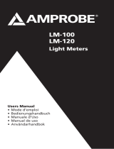 Amprobe LM-100 & LM-120 Light Meters Manuale utente