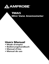 Amprobe TMA5 Mini Vane Anemometer Manuale utente