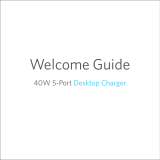 Anker 40W 5-Port USB Charging Hub Manuale utente