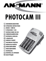 ANSMANN PHOTOCAM III Istruzioni per l'uso