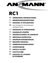 ANSMANN RC 1 Istruzioni per l'uso