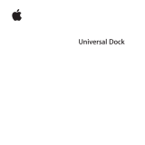 Apple Universal Dock Manuale utente