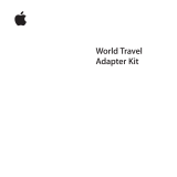 Apple World Travel Adapter Manuale utente
