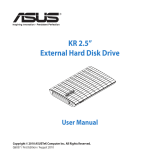 Asus KR External HDD Manuale utente