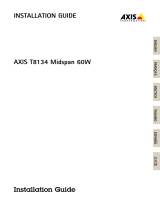 Axis T8134 Guida d'installazione