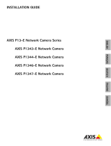 Axis P13-E Manuale utente