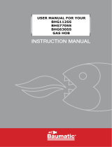 Baumatic BHG770SS - 33801366 Manuale utente