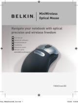 Belkin SOURIS OPTIQUE MINI-WIRELESS #F8E825EAUSB Manuale utente