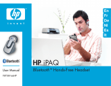 HP (Hewlett-Packard) F8T061-HP - Bluetooth Hands-Free - Headset Manuale utente