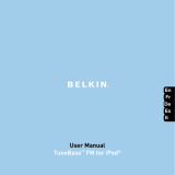 Belkin TUNEBASE FM POUR IPOD #F8Z049EABLK Manuale utente