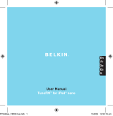 Belkin TUNEFM POUR IPOD NANO #F8Z061EA Manuale utente