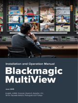 Blackmagic MultiView  Manuale utente
