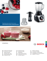 Bosch Blender MMB66G7M Manuale utente