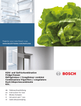 Bosch Built-in fridge-freezer combination Manuale del proprietario