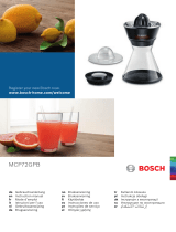 Bosch MCP72GMB/01 Manuale utente